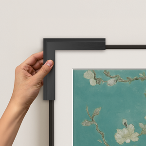 samsung the frame anodized black alloy scoop frame