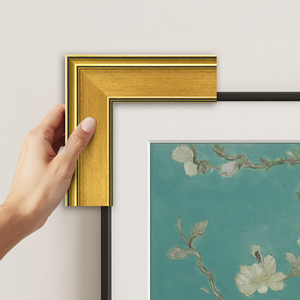 Deco TV Frames Samsung the Frame TV Antique Gold
