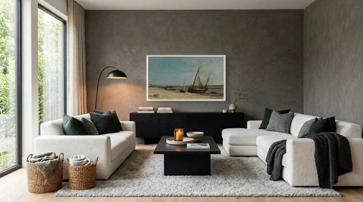 Pure White - Alloy Prismatic Samsung Frame TV Bezel