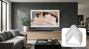 Deco TV Frames Samsung the Frame TV Tuscan Gloss White