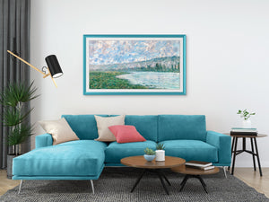 Caribbean Turquoise - Alloy Prismatic Samsung Frame Bezel