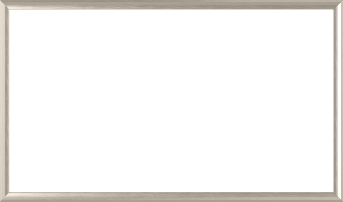 German Silver - Alloy Prismatic Samsung Frame TV Bezel