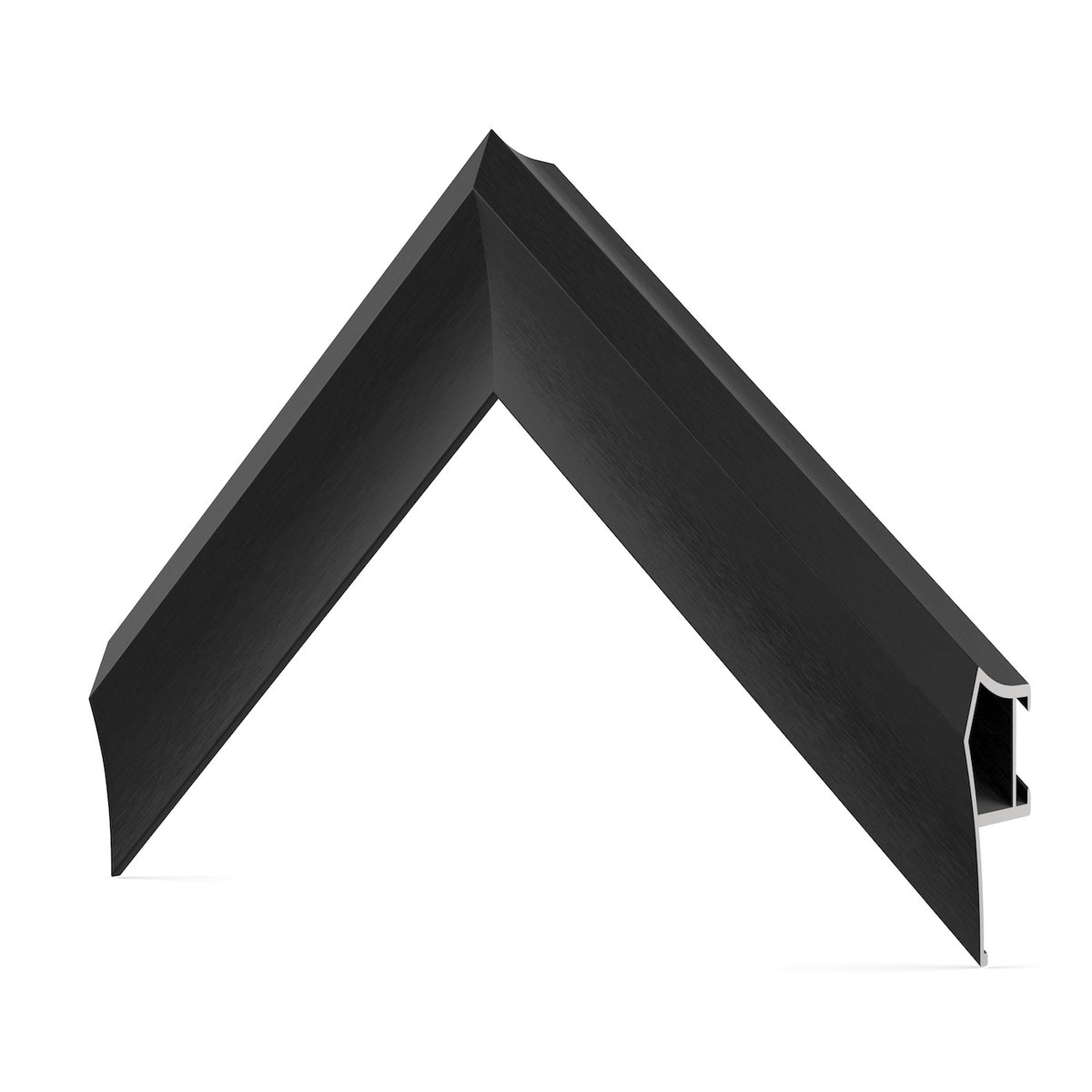 Negro anodizado - Bisel de marco Samsung prismático de aleación