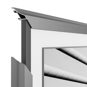 Graphite - Lunette de cadre Samsung Scoop en alliage