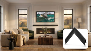 samsung the frame anodized black alloy frame
