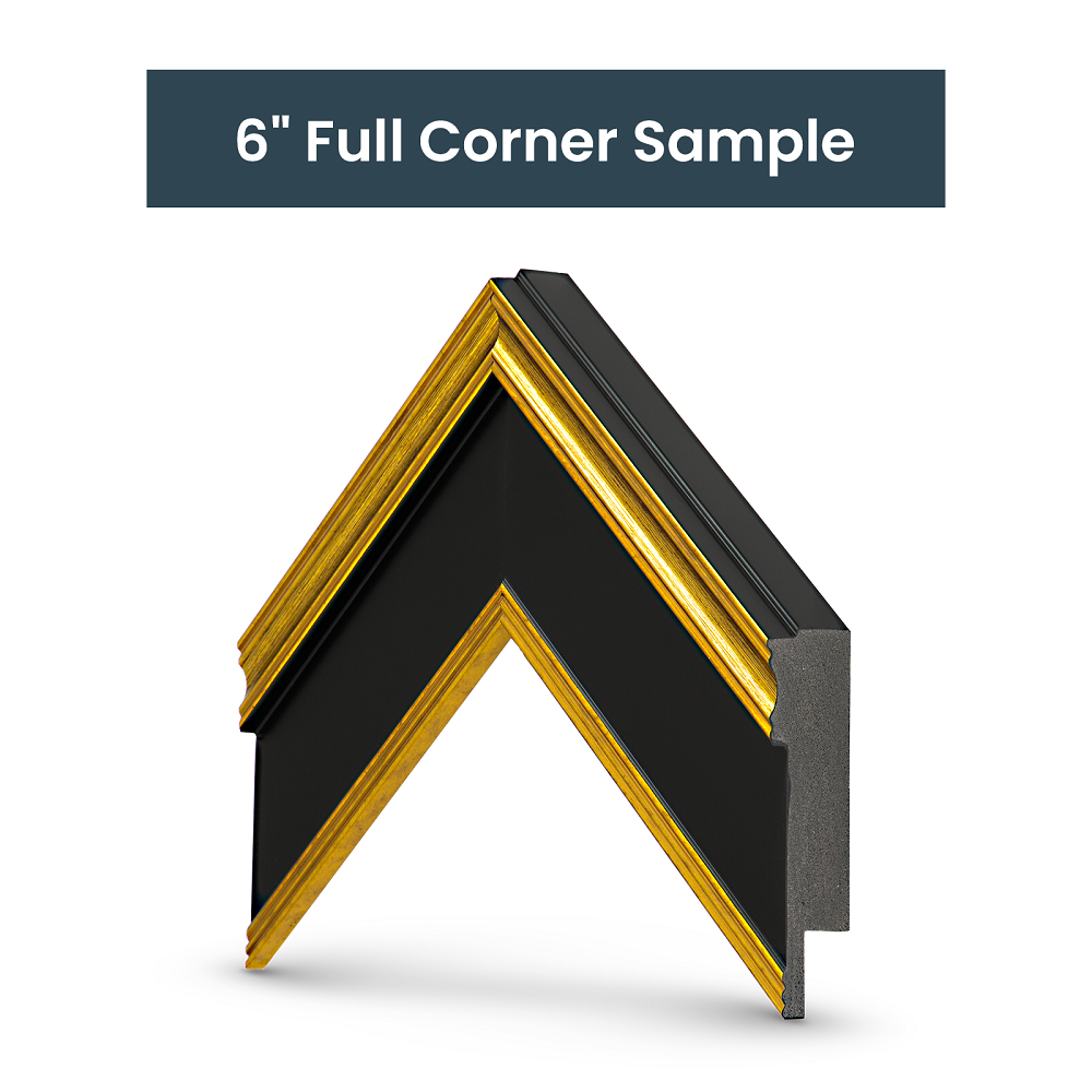 Deco TV Frames Samsung the Frame TV Antique Gold and Black Sample