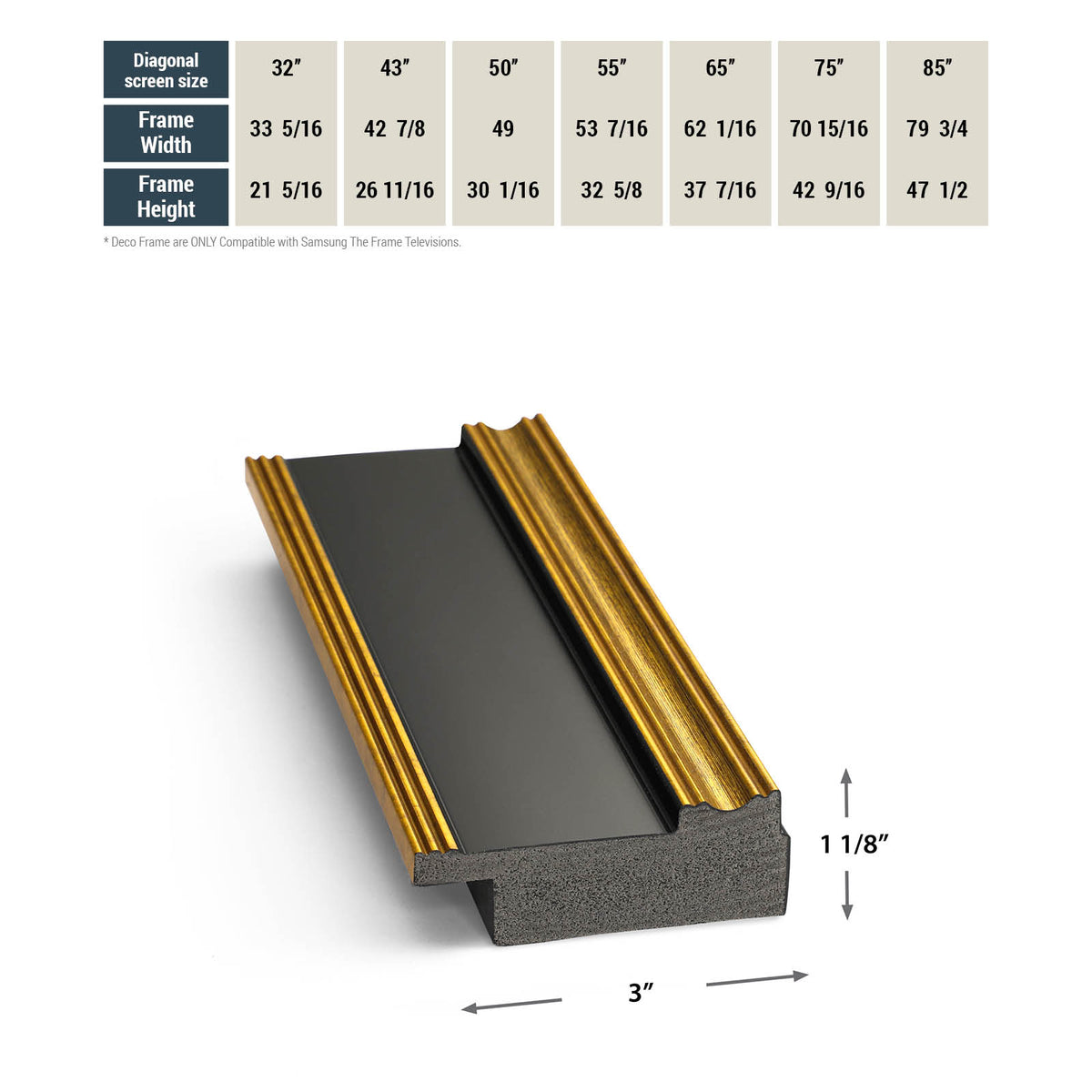 Or Antique et Noir - BOÎTE OUVERTE