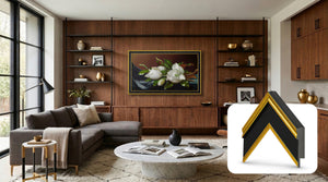 Deco TV Frames Samsung the Frame TV Antique Gold and Black