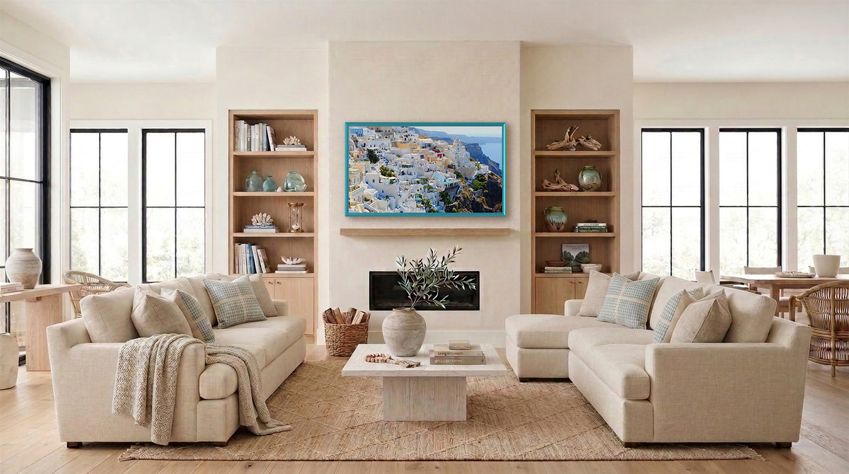 Caribbean Turquoise - Alloy Prismatic Samsung Frame TV Bezel (2017-2020)