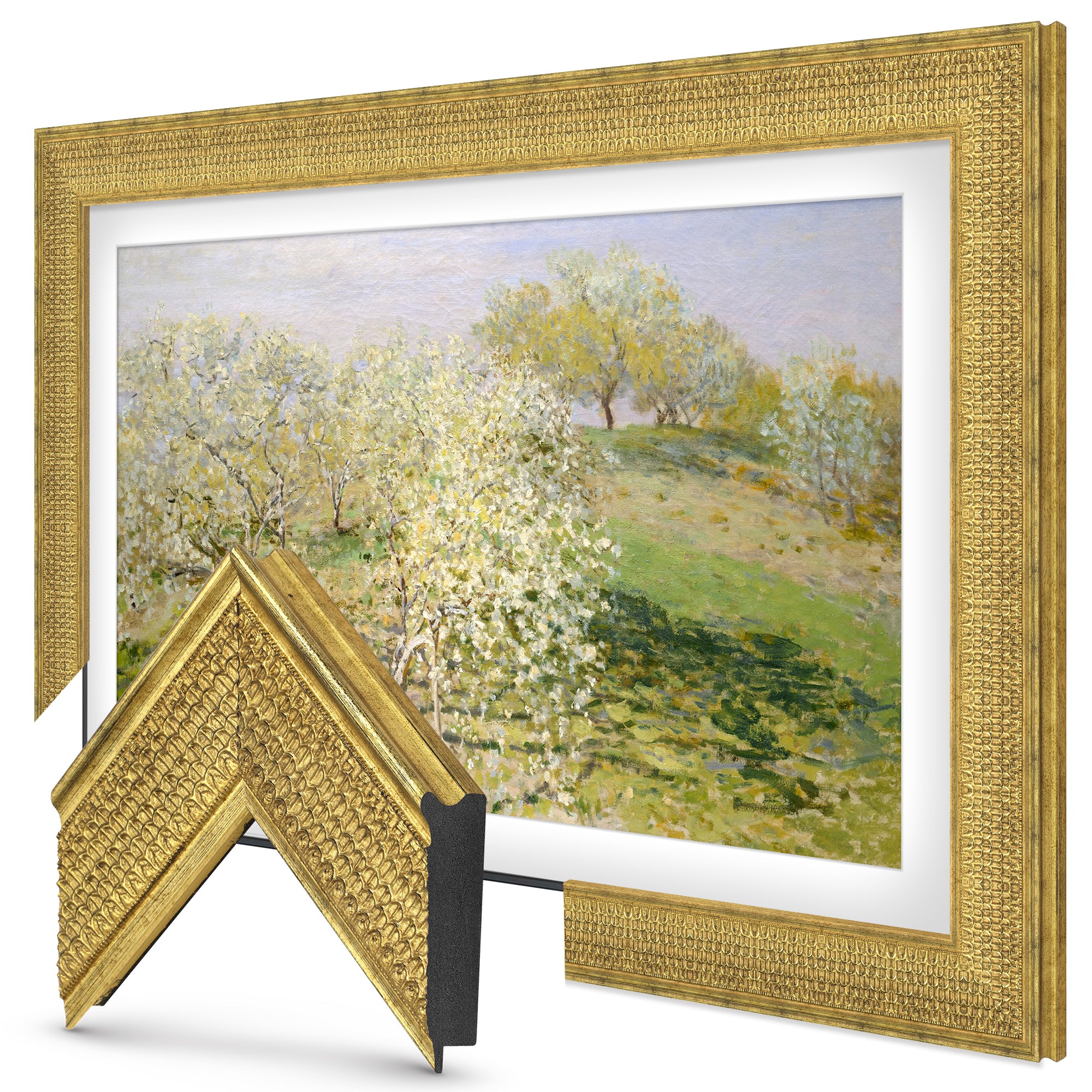 Deco TV Frames Samsung the Frame TV Gatsby Gold