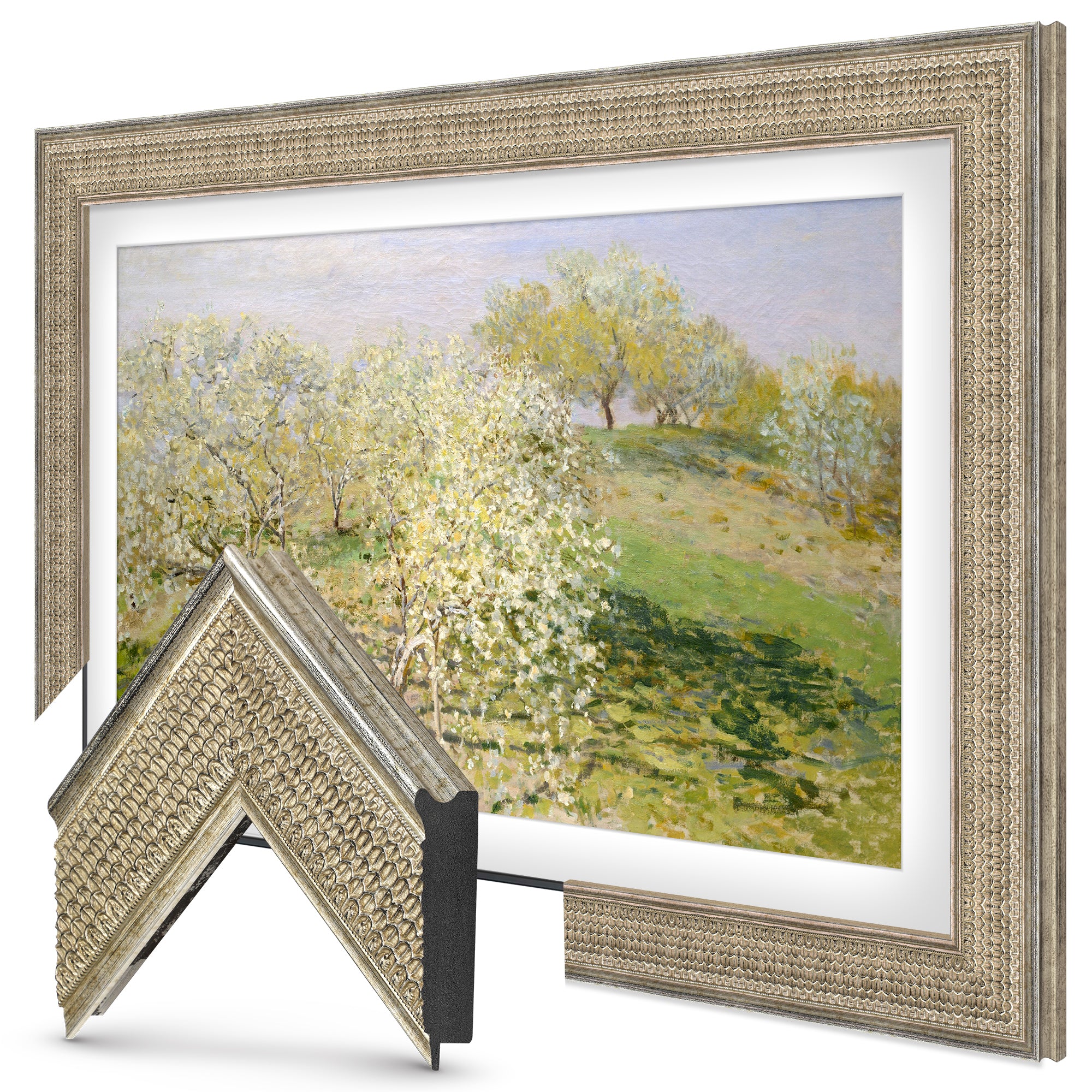 Deco TV Frames Samsung the Frame TV Gatsby Silver