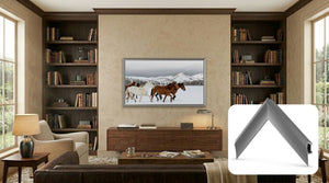 Graphite - Alloy Prismatic Samsung Frame TV Bezel (2017-2020)