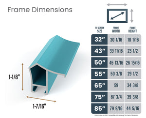 Caribbean Turquoise - Alloy Prismatic Samsung Frame Bezel