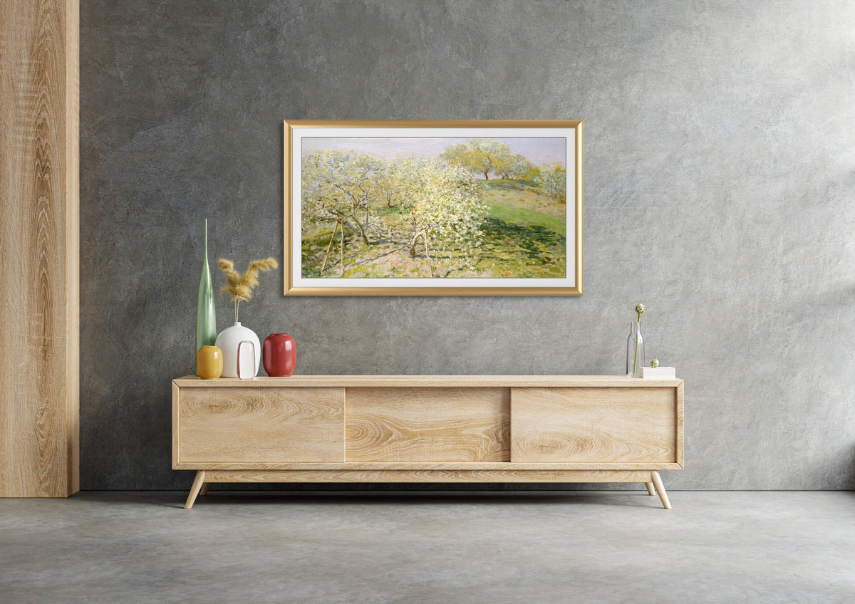 Or pâle - Lunette de cadre Samsung prismatique en alliage