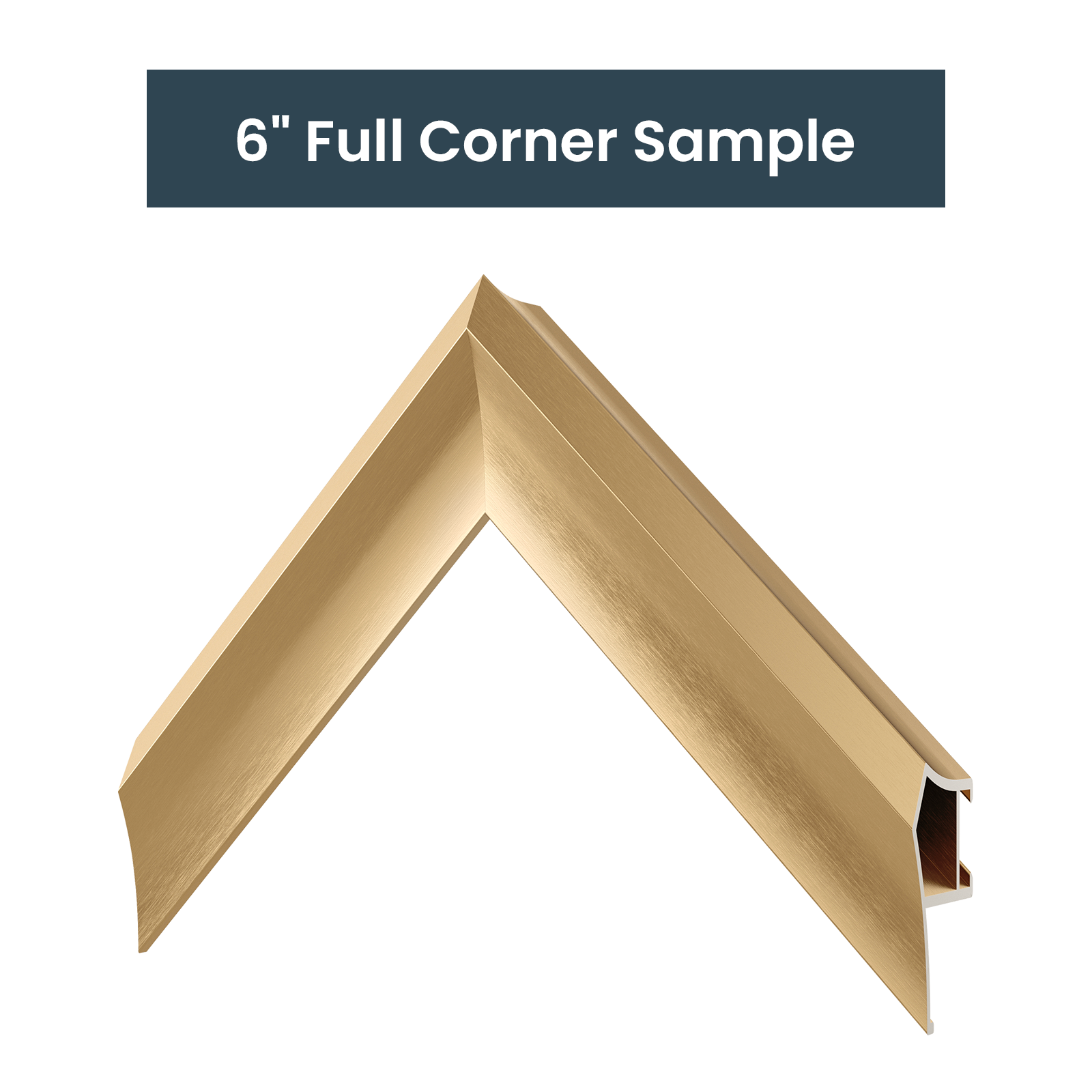 ÉCHANTILLON - Alliage d’or pâle - Profil : Prismatique