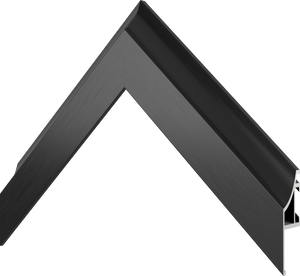 Noir anodisé - Lunette de cadre Samsung Scoop en alliage 