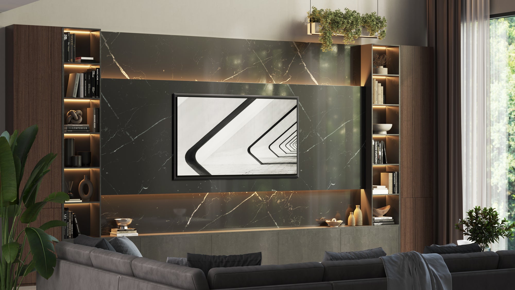 Black Titanium - Bezel for Samsung S95H OLED TV