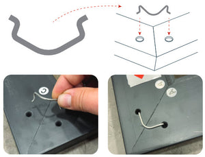 Spring Corner Braces for Deco Premiere Frames