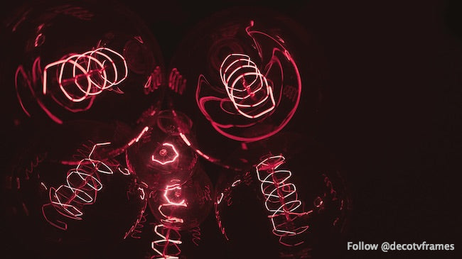 Gros plan d&#39;ampoules vintage