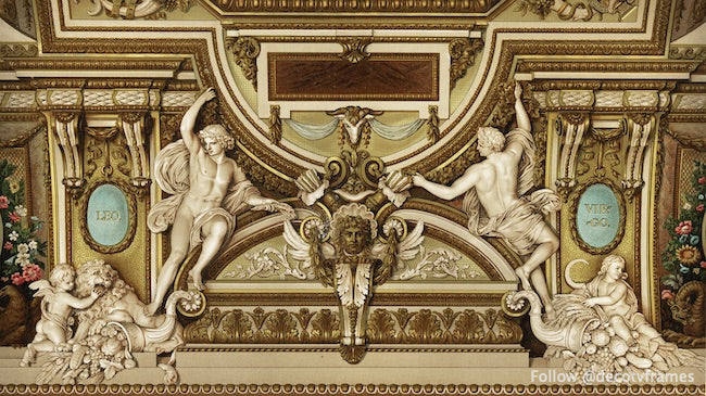 Modèle du XVIIe siècle de L&#39;ornement Polychrome (1888)