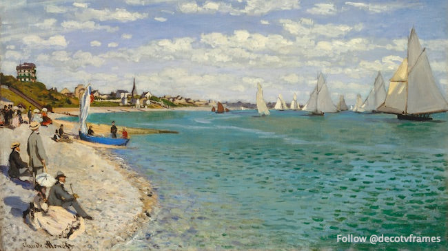 Régate à Sainte-Adresse (1867)
