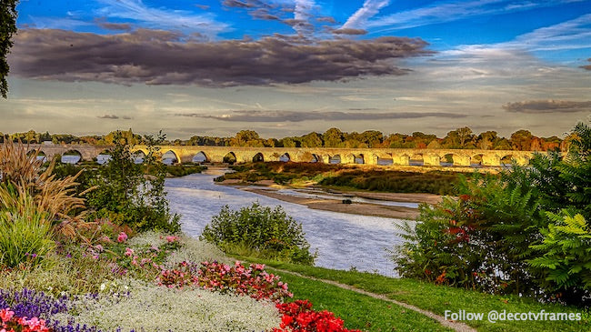 puente de Beaugency vu de l'aval T