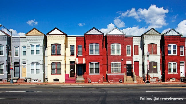 Maisons en rangée, Florida Ave. et Porter St., NE, Washington, DC 