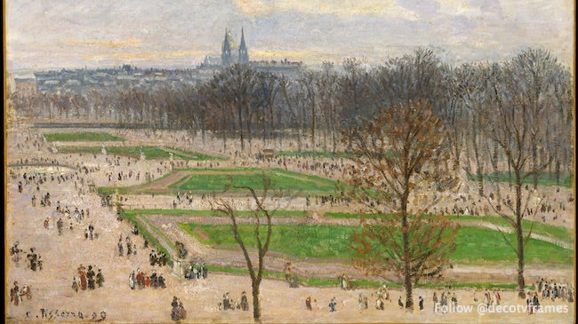 The Garden of the Tuileries on a Winter Afternoon