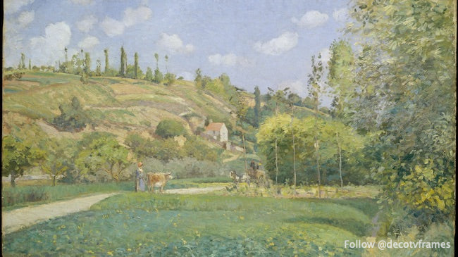 A Cowherd at Valhermeil, Auvers-sur-Oise