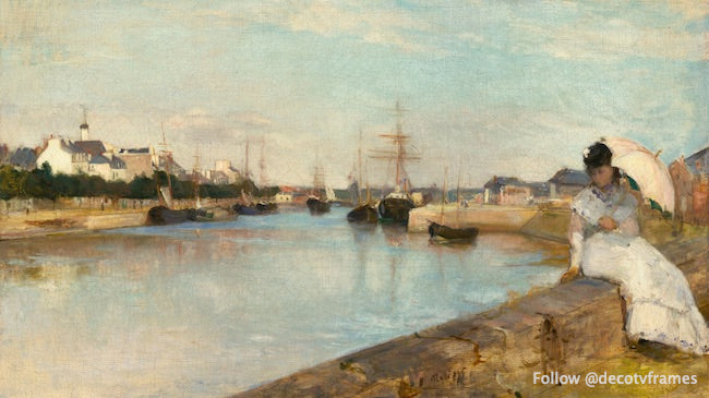 El puerto de Lorient, 1869 