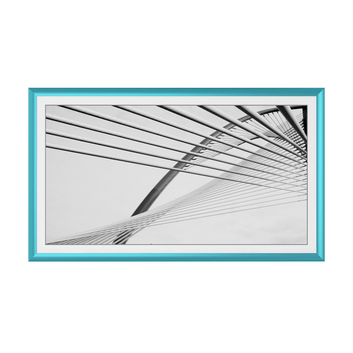 Caribbean Turquoise - Alloy Prismatic Samsung Frame Bezel